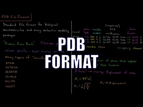 Computational Chemistry 1.2 - PDB File Format