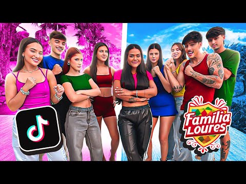 DESAFIO DA PISCINA - FAMÍLIA LOURES VS TIKTOKERS - EP1