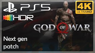[4K] God of War (Next-Gen Patch) / Playstation 5 Gameplay