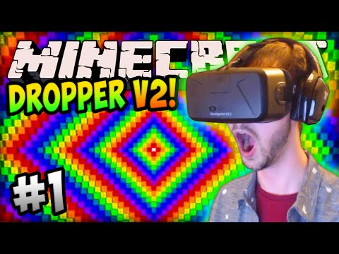 Minecraft THE DROPPER v2 - OCULUS RIFT #1! w/ Ali-A & Vikkstar123