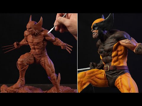 Sculpting WOLVERINE Brown Costume | X-Men Comics Version