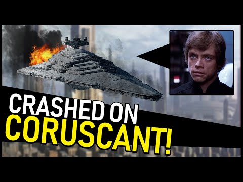 Why Luke CRASHED a Star Destroyer on Coruscant (Star Wars Legends)