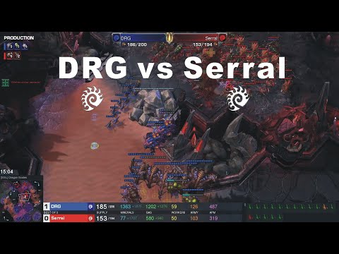 Starcraft II IEM Katowice 2023 Feb9 DRG(Z) v Serral(Z) Game 1 MAPS - [ESL] Dragon Scales