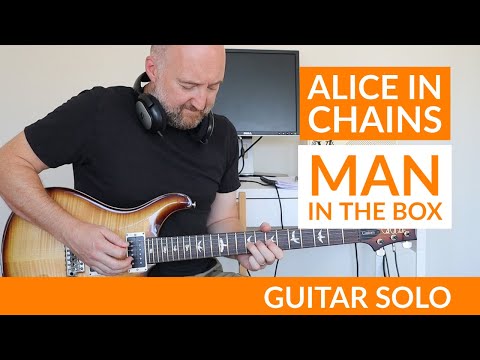 How to Play "Man In The Box" Guitar Solo by Alice In Chains | Jerry Cantrell Guitar Lesson