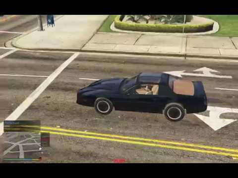 Knight Rider Mod - KITT Laser System Test in a Police chase [4K]