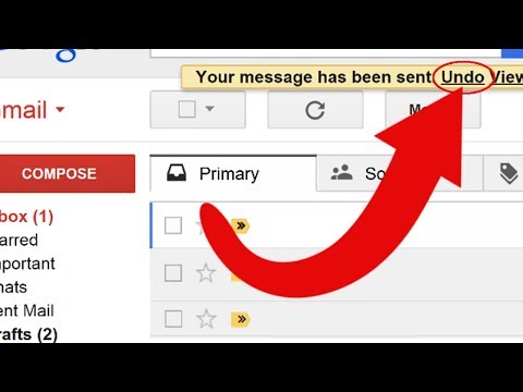 How to Cancel an Email Sent in Gmail Video