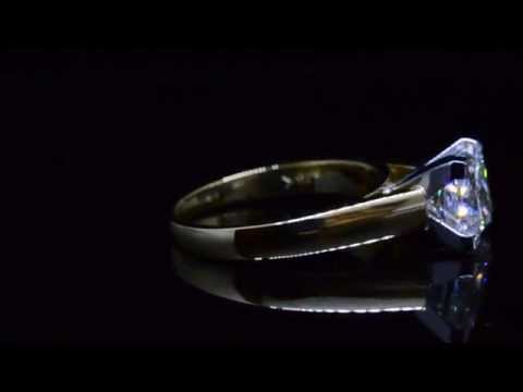 2.02 Ct. Princess Cut Diamond Solitaire Ring H,VS1 EGL USA-22172