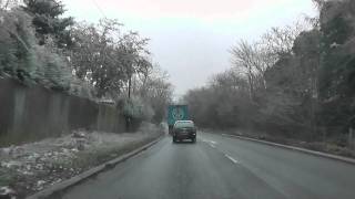 preview picture of video 'Driving Along The A449 From Massington To Malvern Wells, Worcestershire 10th February 2012'