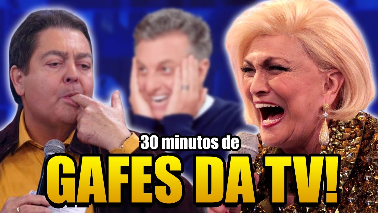 ESPECIAL: 30 Minutos de GAFES na TV Ao Vivo!