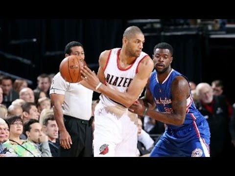 Nicolas Batum 13 pts / POR vs LAC / NBA Pre-Season / October 12, 2014