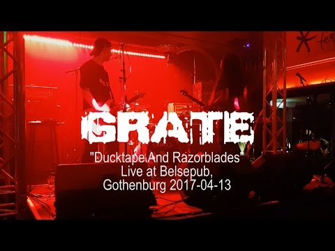 GRATE - "Ducktape And Razorblades" LIVE (Sludge, noise, stoner, metal)