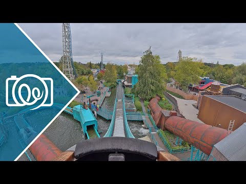Flashback (Log Flume / Wildwasserbahn) @ Walibi Belgium 2025  - 4K Onride / POV Video