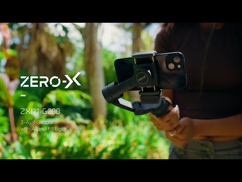 ZERO-X G200 | 3-AXIS GIMBAL WITH AI AND FILL LIGHT