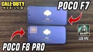 ✅POCO F8 PRO VS POCO F7 TEST CALL OF DUTY MOBILE 120 FPS? SD 8 ELITE VS SD 8S GEN 4🔥