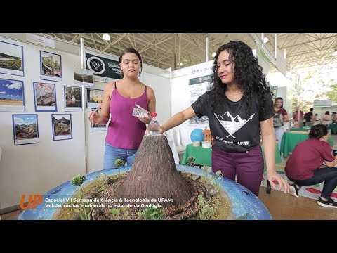 VII da Semana de C&T da Ufam 2019: estande da Geologia