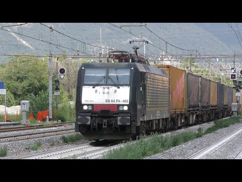 2025-08-27 Ferrovia del Brennero - Tre giorni di transiti estivi a Peri 8/17