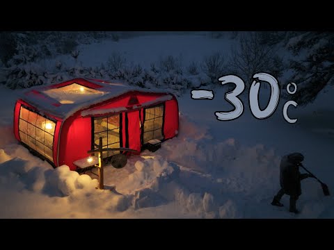 -30 DERECEDE EN SOĞUK KAR KAMPIMIZ