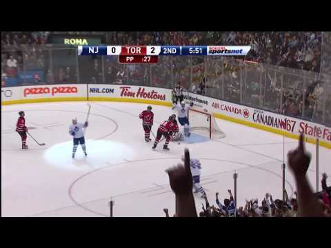 Francois Beauchemin Goal - Devils 0 - Leafs 3 - Feb 2nd 2010 (HD)