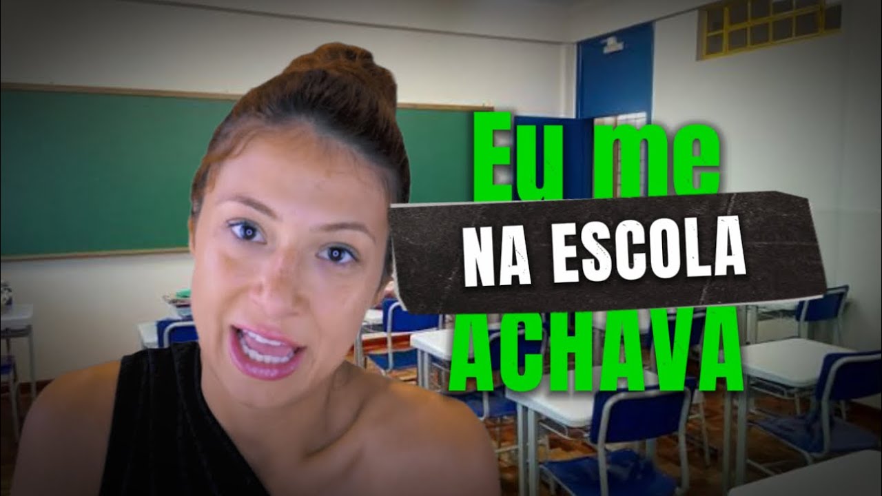 A PROFESSORA MANDOU EU DAR AULA...