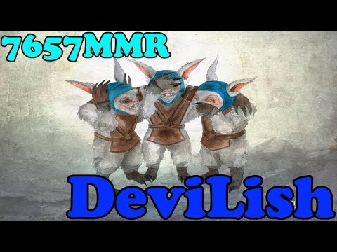 Dota 2 - DeviLisH Top 1 MMR Europe Plays MEEPO vol 14# - Ranked Match