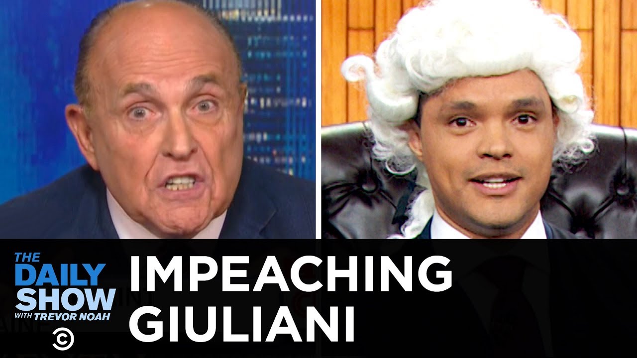 <h1 class=title>The Impeachment Trial of Rudy Giuliani | The Daily Show</h1>