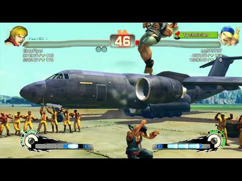 SSF4 AE: ElateFlyer (Ken) VS qq575757 (Yun)