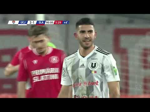 REZUMAT | Victorie dramatica pentru U Cluj. Gol la ultima faza. U Cluj - CSM Slatina 2-1