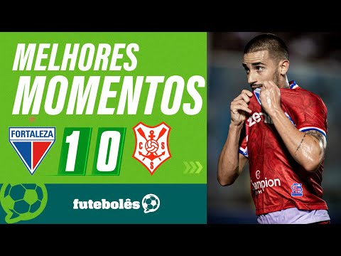 Gols e lances de Fortaleza x Sergipe