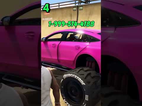 7 CODES de TRICHE de VEHICULES dans GTA V !