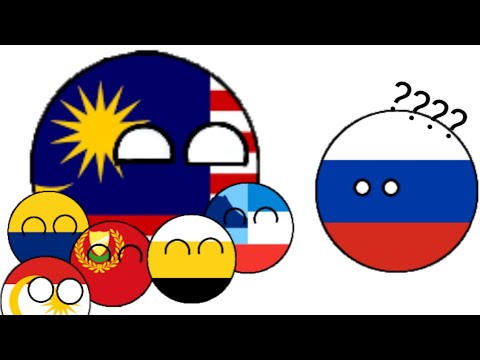 Russia Confused With Malaysia's States.(Russia vs Malaysia's States)[CountryBalls]