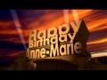 Happy Birthday Anne Marie