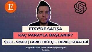 2026’da Etsy’de E-Ticarete Başlamak İçin Kaç Para Gerekli? (3 Bütçe Se