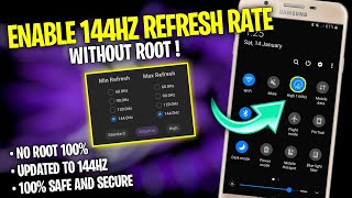 Enable 144hz Refresh Rate on Any Android - No Root