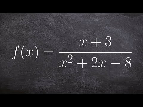 Finding the vertical and horizontal asymptotes