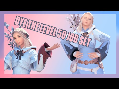 [FFXIV] How to Dye Your lv 50 Job Gear - A Quick and to the point guide -