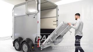 Ifor-Williams Tiltbed Machinetransporter tridemas 550x204cm 3500kg video