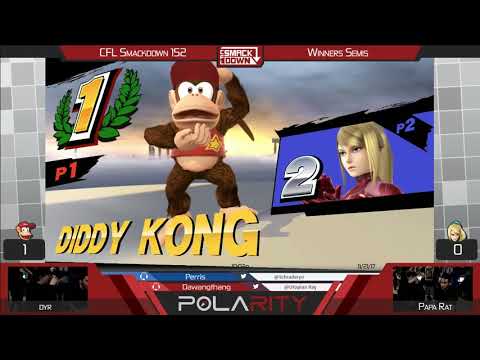 CFL Smackdown 152 WiiU - Dyr (Diddy Kong) vs Papa Rat (ZSS) - Winners Semis