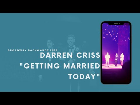 Darren Criss w/ Ward Billeisen & Michael James Scott perform "Getting Married Today" (03-11-19)
