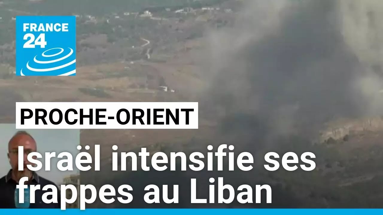 Nouvelles frappes israéliennes sur le Liban au lendemain d'une journée meurtrière • FRANCE 24