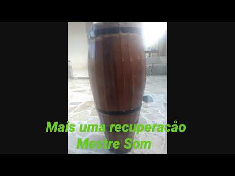 Recuperação de um atabaque