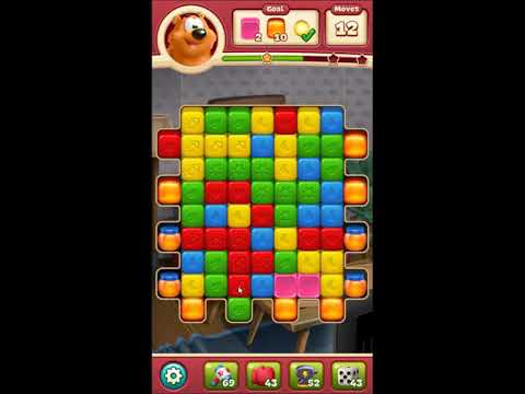 Toon Blast Level 2855 - NO BOOSTERS 🐻🐺🐱 | SKILLGAMING ✔️