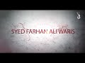 Aaj Zainab Yateem Ho Gai Whatsaap Status Farhan Ali Waris