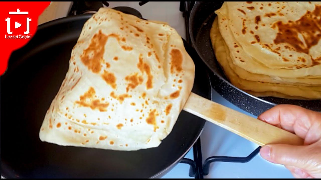 Evde UN, SU,TUZ Varsa Herkes Bu Yağlı Ekmeği Yapabilir ! El Açması Börek Tadında Gözleme Tarifi