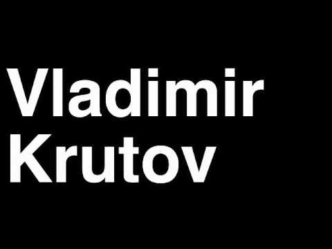 How to Pronounce Vladimir Krutov Vancouver Canucks NHL Hockey Fight Shootout Goal Hit RIP Dead