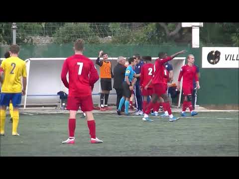 Football U19 Nationaux Sporting Toulon vs AS Cannes Match 2ème Partie Championnat Saison 2019/2020