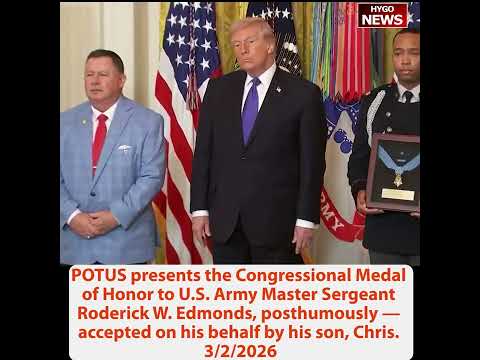 President Trump Gives Update on Operation Epic Fury, Outlines Objectives; Medal of Honor to U.S Army
