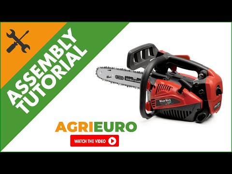 Blue Bird CSP 280T 2-Stroke Pruning Chainsaw with 25 cm Bar - Assembly tutorial