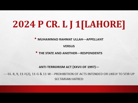 Appeal Allowed / Benefit of doubt / 2024 P Cr. L J 1[Lahore]