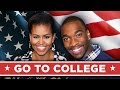 Go To College Music Video (with FIRST LADY ...
