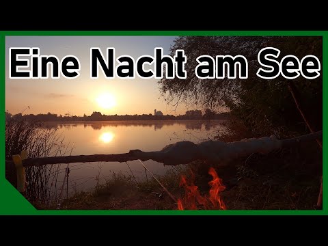 Ein Overnighter und Angeln am See im Herbst /  Outdoor unterwegs / Shelterbauen / Bushcraft